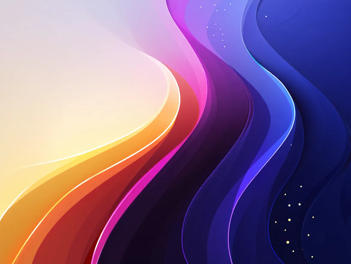 Illustration showing natural energy flow patterns throughout the day with gentle curves